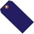 6-1/4&quot;x3-1/8&quot; Plastic Shipping Tag, Blue, 100 Pack