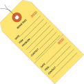 6-1/4"x3-1/8" Consecutively Numbered Repair Tags, Pre-Wired Yellow, 1000 Pack