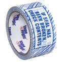 2&quot;x110 Yds Security Tape  &quot;If Seal Has Been Broken, Check Contents&quot; - Pkg Qty 6