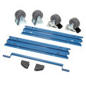Handle and Wheel Kit for Modular Drawer Cabinet, Blue