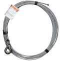 OZ Lifting OZGAL.25-55B 1/4&quot; Galvanized Cable Assembly for-COMPOZITE Davit Crane