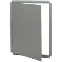 Concealed Frame Access Panel For Wallboard, Cam Latch, 22&quot;Wx30&quot;H, Gray