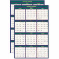 House of Doolittle Recycled Four Seasons Reversible Business/Academic Calendar, 24 x 37, 2023-2024