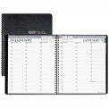 House of Doolittle Recycled Two-Year Professional Weekly Planner, 11 x 8.5, Black, 2024-2025