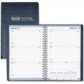 House of Doolittle Recycled Weekly Appointment Book, 30-Minute Appointments, 8 x 5, Black, 2024