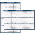 House of Doolittle Recycled Poster Style Reversible Academic Yearly Calendar, 24 x 37, 2023-2024