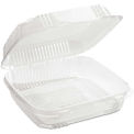 Microwavable Container Combo 8-1/5&quot; x 8-3/8&quot; x 2-7/8&quot; 49 Oz - 200 Pack