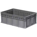 Akro-Mils Multi-Load Tote, 23-5/8&quot;L x 15-3/4&quot;W x 8-21/32&quot;H, Gray - Pkg Qty 4
