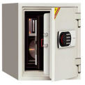 Wilson Safe Fire Data and Media Safe, Electronic Lock, 18-1/2&quot;W x 16&quot;D x 20-1/2&quot;H, Gray