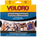 VELCRO Brand Industrial Strength Sticky-Back Hook and Loop Fasteners, 2&quot; x 15 ft. Roll, White