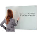 48 x 36 Magnetic Glass Dry Erase Whiteboard with Markers and Eraser, White