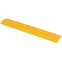Vestil HCR-36-Y Aluminum Hose & Cable Crossover, Yellow, 36&quot; x 7-1/8&quot; x 1-1/16&quot;
