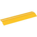 Vestil HCR-24-Y Aluminum Hose & Cable Crossover, Yellow, 24&quot; x 7-1/8&quot; x 1-1/16&quot;