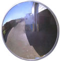 Se-Kure Domes & Mirrors DCVO-48T-PB Acrylic Outdoor Convex Mirror, 48&quot; Diameter