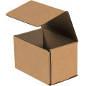 6&quot;x4&quot;x4&quot; Kraft Corrugated Mailer - Pkg Qty 50