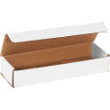 12&quot; x 4&quot; x 2&quot; Corrugated Mailers, ECT-32, White - Pkg Qty 50