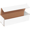 12&quot;x4&quot;x3&quot; White Corrugated Mailer - Pkg Qty 50