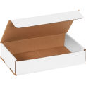 10&quot;x6&quot;x2&quot; White Corrugated Mailer - Pkg Qty 50