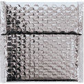 7&quot;x6-3/4&quot; Silver Glamour Bubble Mailer, 72 Pack