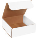 8"x8"x3" White Corrugated Mailer - Pkg Qty 50