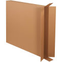Side Loading Cardboard Corrugated Boxes, 40&quot; x 5&quot; x 45&quot;, Kraft - Pkg Qty 10
