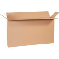 Side Loading Cardboard Corrugated Boxes, 56" x 10" x 32", Kraft - Pkg Qty 5