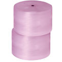Non-Perforated Anti-Static Bubble Roll 24&quot; x 750' x 3/16&quot;, Pink, 2/PACK, BW316S24AS