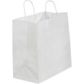 13&quot;x7&quot;x13&quot; Shopping Paper Bags White 250 Pack