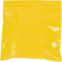2 Mil Reclosable Bags, 4&quot;x6&quot;, Yellow, 1000 Pack