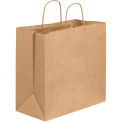 13&quot;x7&quot;x13&quot; Shopping Paper Bags Kraft 250 Pack