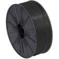 5/32&quot;x7000' Plastic Twist Tie Spool, Black