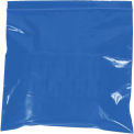 2 Mil Reclosable Bags, 3&quot;x5&quot;, Blue, 1000 Pack