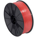5/32&quot;x7000' Plastic Twist Tie Spool, Red