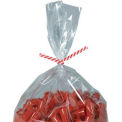 10&quot;x5/32&quot; Paper Twist Ties, Red Candy Stripe, 2000 Pack