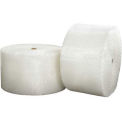 Non-Perforated Heavy Duty Bubble Rolls 24&quot; x 250' x 1/2&quot;, Clear, 2/PACK, BWHD12S24