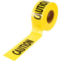Empire&#174; Caution Barricade Tape, 3&quot; x 1000 ft, Yellow/Black