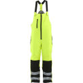 HiVis Insulated Softshell High Bib, Black/Lime, -10&#176;F Comfort Rating, XL