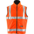 HiVis Reversible Softshell Vest, Orange/Black, Class 2, 20&#176; Comfort Rating, 2XL