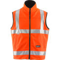 HiVis Reversible Softshell Vest, Orange/Black, Class 2, 20&#176; Comfort Rating, XL