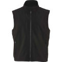 Softshell Vest, Black, 20°F Comfort Rating, 5XL