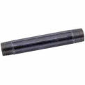 1&quot; x 4-1/2&quot; Black Steel Pipe Nipple, Lead Free, 150 PSI