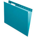 Pendaflex Hanging File Folders, 1/5 Tab, Letter, Teal, 25/Box