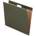 Pendaflex Essentials Hanging File Folders, 1/5 Tab, Letter, Standard Green, 25/Box