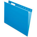 Pendaflex Hanging File Folders, 1/5 Tab, Letter, Blue, 25/Box