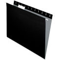 Pendaflex Hanging File Folders, 1/5 Tab, Letter, Black, 25/Box