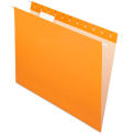 Pendaflex Hanging File Folders, 1/5 Tab, Letter, Orange, 25/Box