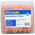 RollerLite 6&quot; x 1/2&quot; Pink Polyester Mini Roller Cover, 12/Pack 6/Case