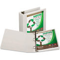 Samsill Earth&#39;s Choice Biodegradable Round Ring View Binder, 3&quot; Capacity, White