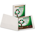 Samsill Earth&#39;s Choice Biodegradable Round Ring View Binder, 1/2&quot; Capacity, White