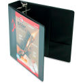 Cardinal Easy Open ClearVue Locking Slant-D Ring Binder, 2&quot;, Black